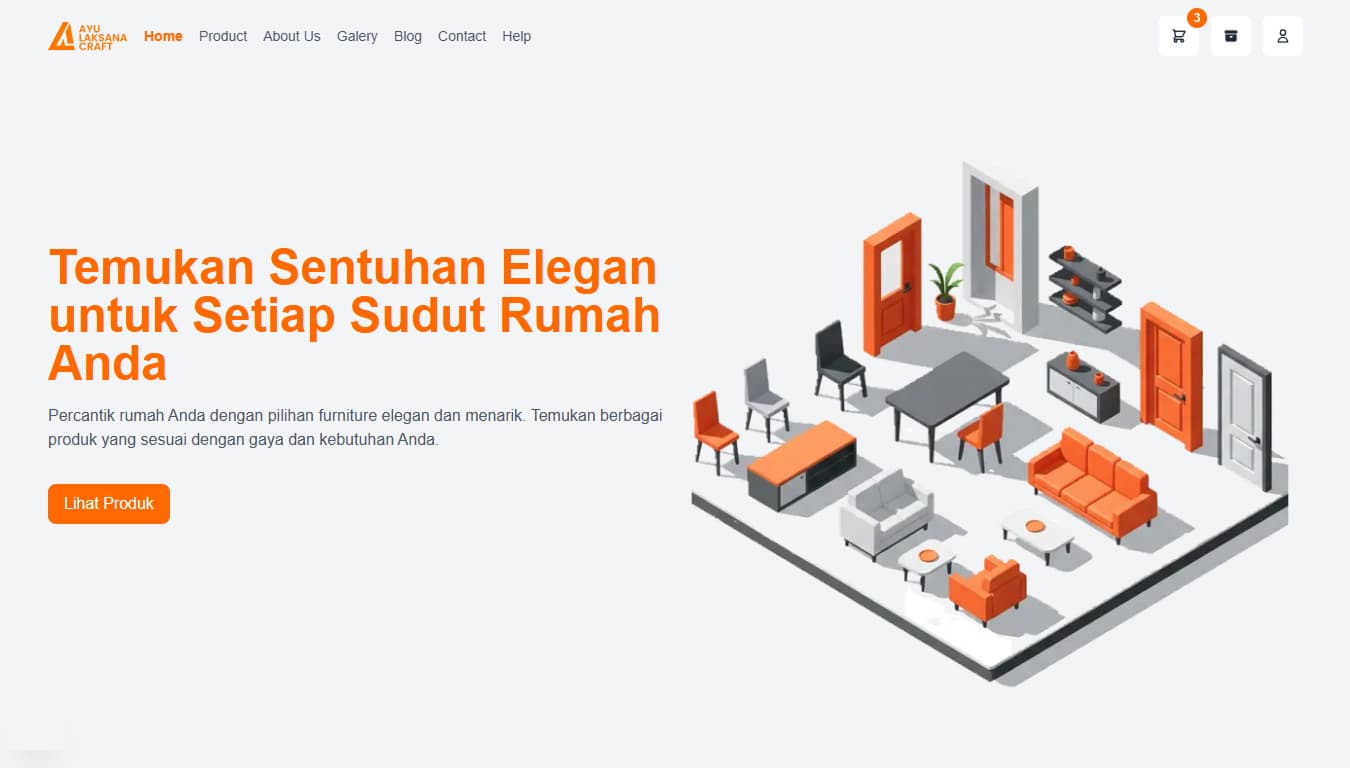 Ayu Laksana Craft Web App